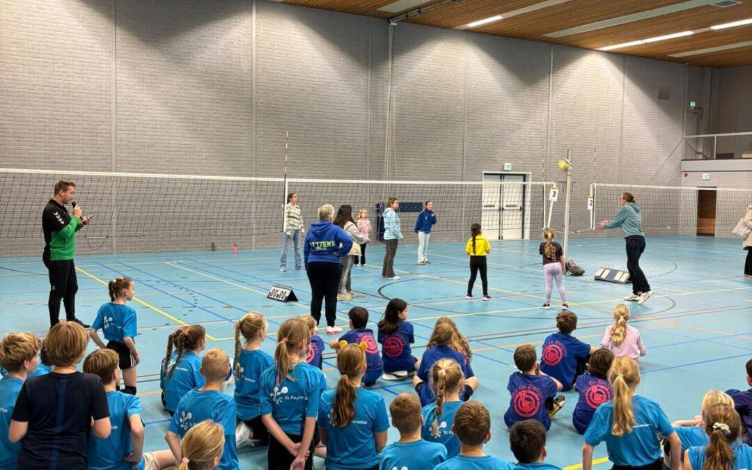 Volleybal-enthousiasme onder basisschoolleerlingen Brummen